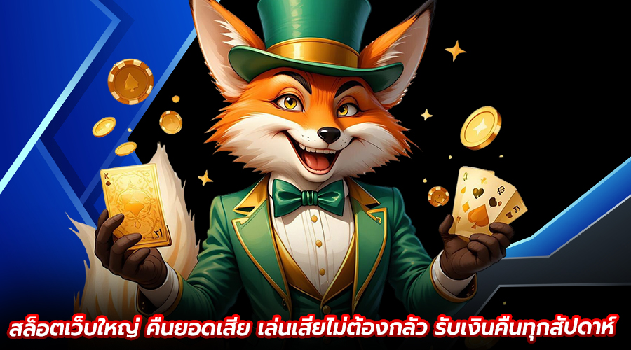 สล็อตเว็บใหญ่คืนยอดเสีย